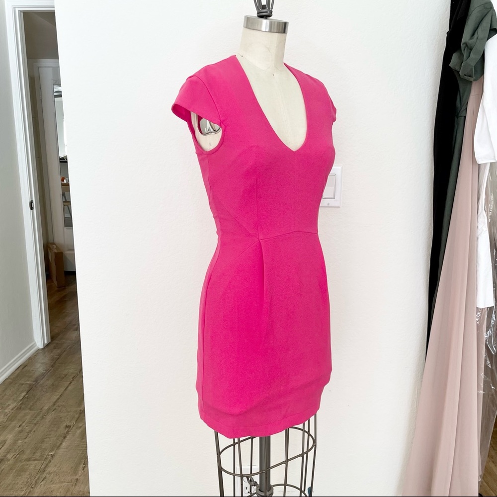 Fuschia mini dress